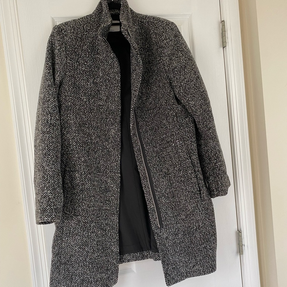 Old navy mock neck zipper pea coat